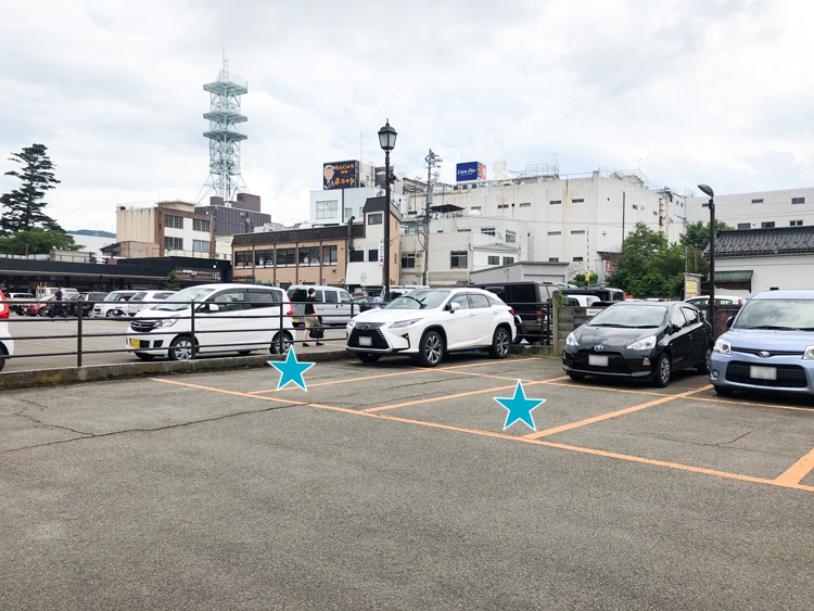 契約駐車場案内 駐車場所